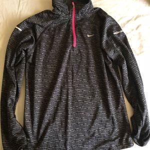 Girls Half-Zip Nike Dri Fit XL